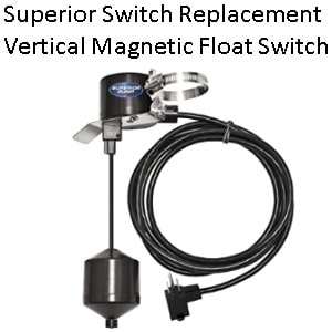 Superior Pump Vertical magnetic float Swtich Replacement 